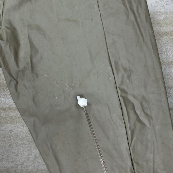 Vintage Military Waders Green 100% Polyvinyl Chloride Waterproof XL 90s - Picture 7 of 9